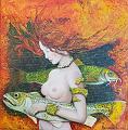 l'Amphibie (40x40) (vendu)